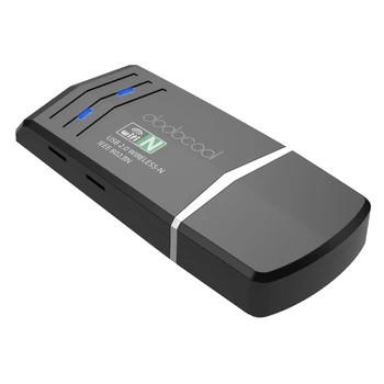 dodocool N300 Wireless-N Wireless Network USB 2.0 Adapter Wi-Fi Dongle 2.4 GHz 300 Mbps Support Windows XP/Vista/7/8/8.1/10/Mac
dodocool N300 Wireless-N Wireless Network USB 2.0 Adapter Wi-Fi Dongle 2.4 GHz 300 Mbps Support Windows XP/Vista/7/8/8.1/10/Mac