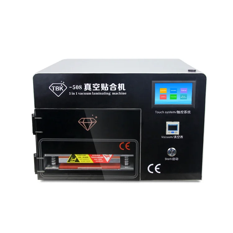 TBK 508 5 in 1 multi-function Vacuum OCA laminating machine built-in defoaming Vacuum Pump Air Compressor lcd repair machine
TBK 508 5 in 1 multi-function Vacuum OCA laminating machine built-in defoaming Vacuum Pump Air Compressor lcd repair machine