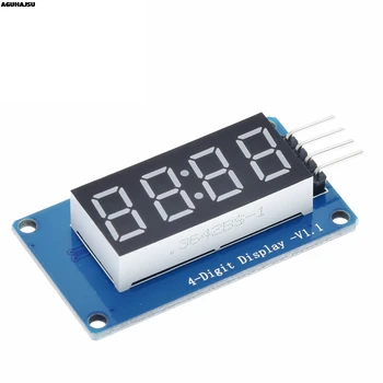 TM1637 LED Display Module For Arduino 7 Segment 4 Bits 0.36Inch Clock RED Anode Digital Tube Four Serial Driver Board Pack
TM1637 LED Display Module For Arduino 7 Segment 4 Bits 0.36Inch Clock RED Anode Digital Tube Four Serial Driver Board Pack