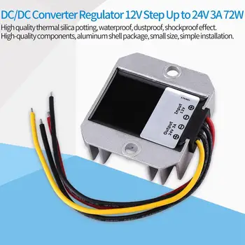 DC-DC Converter 12V To 24V 3A 72W Step Up Voltage Module Boost Power Supply Converter Boost Regulator Voltage Transformer
DC-DC Converter 12V To 24V 3A 72W Step Up Voltage Module Boost Power Supply Converter Boost Regulator Voltage Transformer