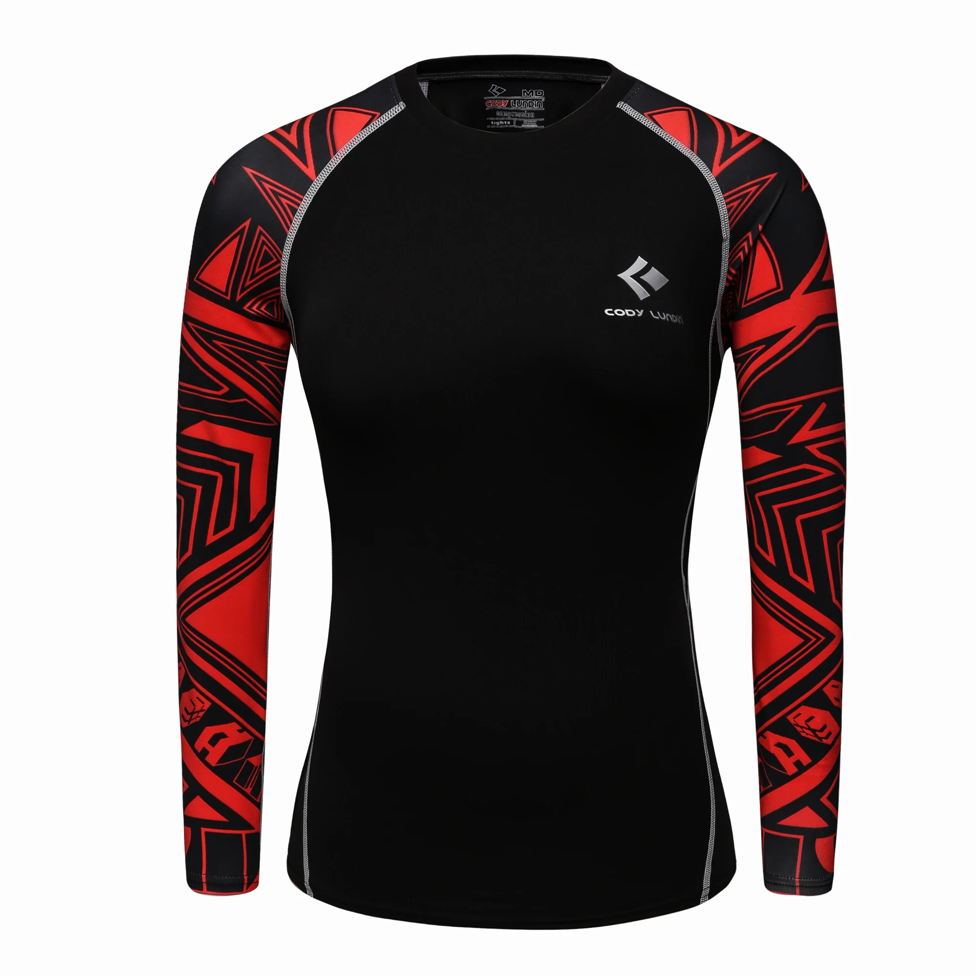 CODY LUNDIN 2020 New Design Women Compression Wear Tops Tight Long Sleeve Sports T-Shirts Gym Rashguard | Женская одежда