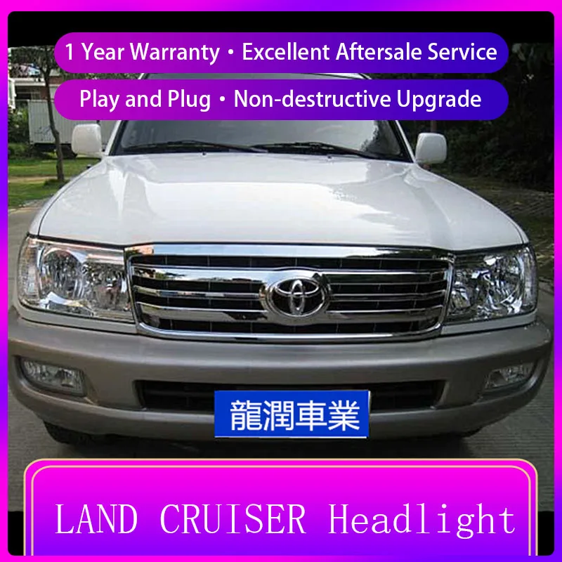 For Toyota Land cruiser LC100 4700 FJ100 LED Headlights 2006-2007 Year
For Toyota Land cruiser LC100 4700 FJ100 LED Headlights 2006-2007 Year