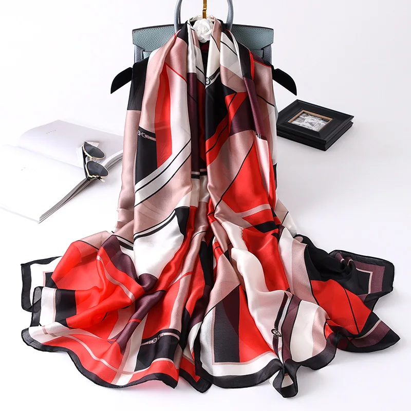 Мода 2020 роскошный бренд женский шарф летний солнцезащитный пляжный палантины