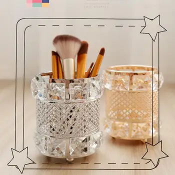Makeup Organizer Nordic Luxury Crystal Makeup Brush Storage Tube Jewelry Container Make Up Case Cosmetic Brush Rack
Makeup Organizer Nordic Luxury Crystal Makeup Brush Storage Tube Jewelry Container Make Up Case Cosmetic Brush Rack
