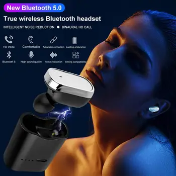 Wireless Bluetooth Headset Single Bluetooth Earphone Wireless Earphone with Charger Sport Business Headset for Smartphone
Wireless Bluetooth Headset Single Bluetooth Earphone Wireless Earphone with Charger Sport Business Headset for Smartphone