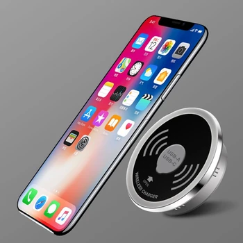 10W Embedded Desktop Wireless Charger QI Smart Furniture Office Wireless Fast Charger USB Type-C Multiple Coils
10W Embedded Desktop Wireless Charger QI Smart Furniture Office Wireless Fast Charger USB Type-C Multiple Coils