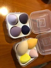 Almohadillas De maquillaje para mujer, Accesorios De belleza femeninos, 4 unidades