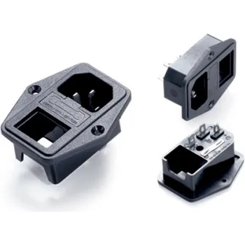 Black 10A 250V fused ON-OFF switch IEC-C14 output socket universal electrical AC power socket with ear screw hole fixed
Black 10A 250V fused ON-OFF switch IEC-C14 output socket universal electrical AC power socket with ear screw hole fixed