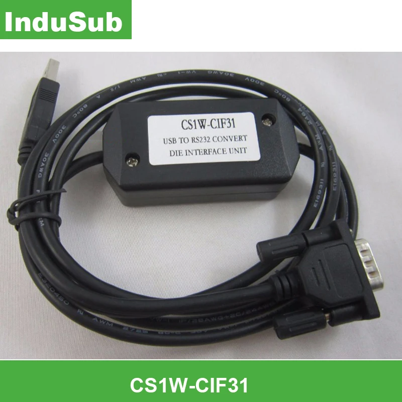 Compatible CS1W-CIF31 USB interface adapter programg cable for OMR PLC USB-RS232 Convertion Cable 1.5M
Compatible CS1W-CIF31 USB interface adapter programg cable for OMR PLC USB-RS232 Convertion Cable 1.5M