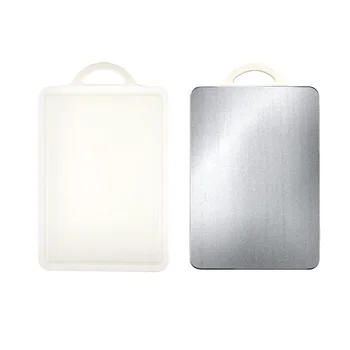 33x39cm Double-sided Use Chopping Blocks Stainless Steel Cutting Board Kitchen Tool Accessories Vegetable Chopping-Board
33x39cm Double-sided Use Chopping Blocks Stainless Steel Cutting Board Kitchen Tool Accessories Vegetable Chopping-Board