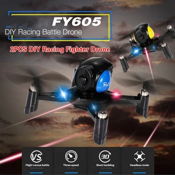 2pcs DIY Racing Battle Quadcopter Remote Control Fighting Drone 2.4G RC Airplane Game Toys Xmas Gift for Kids Children
2pcs DIY Racing Battle Quadcopter Remote Control Fighting Drone 2.4G RC Airplane Game Toys Xmas Gift for Kids Children