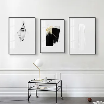 Nordic Style Minimalist White Art Painting Half Face of Girl Wall Pictures for Living Room Excellent Wall Art Modern Decoration
Nordic Style Minimalist White Art Painting Half Face of Girl Wall Pictures for Living Room Excellent Wall Art Modern Decoration
