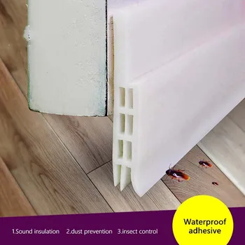 Self Adhesive Silicone Bottom Door Window Tape 1m Rubber Sealing Strip Weatherstriping Sound Insulation Sliding Door Seal Strip
Self Adhesive Silicone Bottom Door Window Tape 1m Rubber Sealing Strip Weatherstriping Sound Insulation Sliding Door Seal Strip