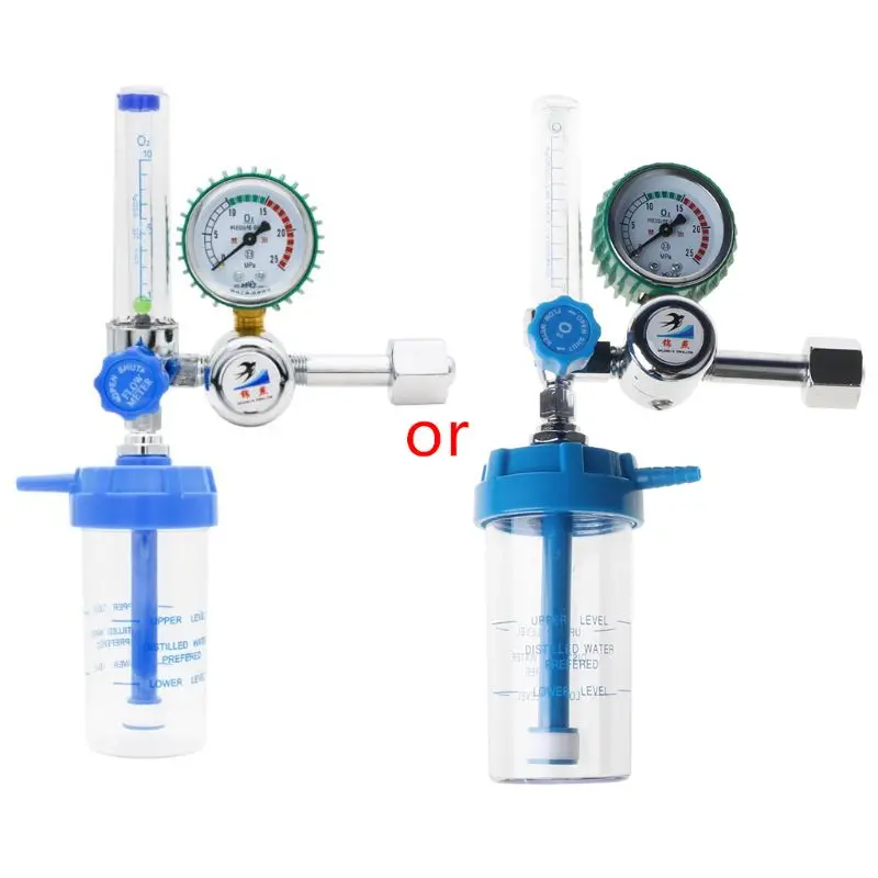 Oxygen Regulator Inhalator Pressure Gauge Flow Meter Pressure Reducing Valve G5/8" Gas Reducing Valve
Oxygen Regulator Inhalator Pressure Gauge Flow Meter Pressure Reducing Valve G5/8" Gas Reducing Valve