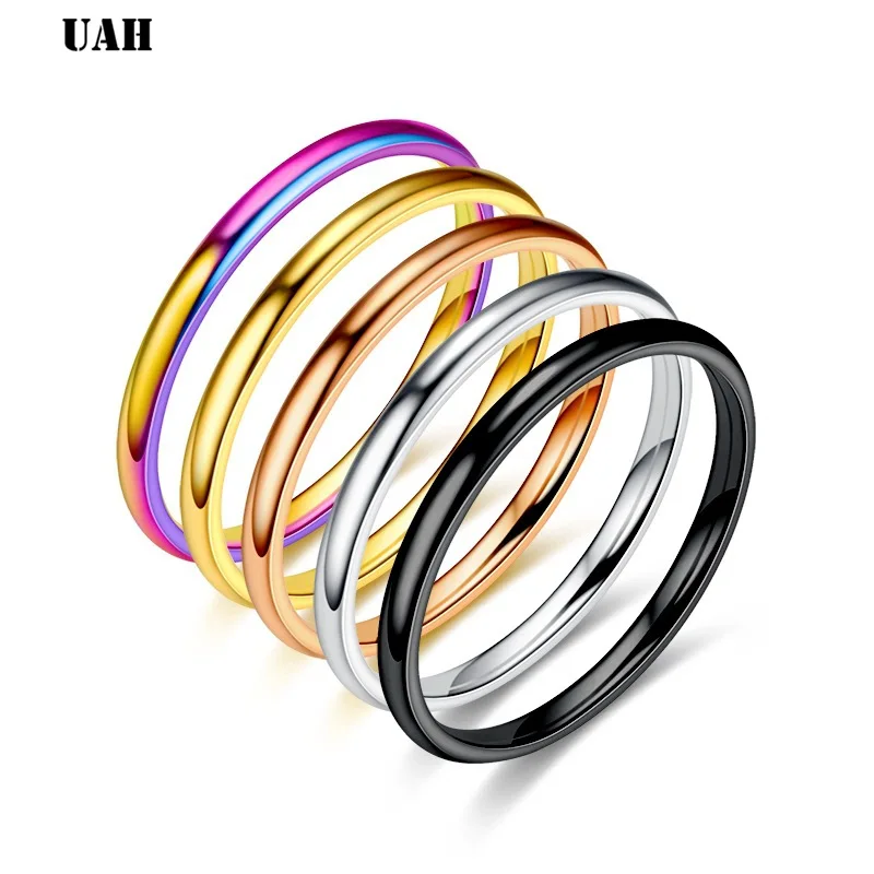UAH High Quality Titanium Stainless Steel Rings Black For Men Gold Silver Blue Multi Color Smart US Size 5-12
UAH High Quality Titanium Stainless Steel Rings Black For Men Gold Silver Blue Multi Color Smart US Size 5-12