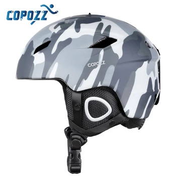 

COPOZZ 2019 Light Ski Helmet with Safety Certificate Integrally-molded Snowboard Helmet Cycling Skiing Snow Men Women Child Kids