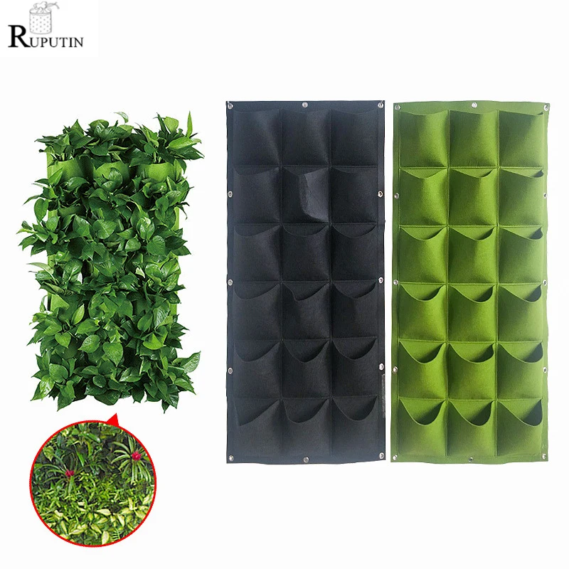 Wall Mount Hanging Planting Bags Home Supplies Multi Pockets Green Grow Bag Planter Vertical Growing Vegetable Living Garden Bag
Wall Mount Hanging Planting Bags Home Supplies Multi Pockets Green Grow Bag Planter Vertical Growing Vegetable Living Garden Bag