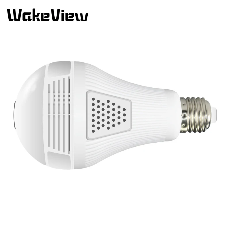 WakeView 960P 360 Security wifi Camera Lamp Panoramic Bulb IP CCTV Video Surveillance Fisheye HD Two Way Audio 1.3MP TF Card APP
WakeView 960P 360 Security wifi Camera Lamp Panoramic Bulb IP CCTV Video Surveillance Fisheye HD Two Way Audio 1.3MP TF Card APP