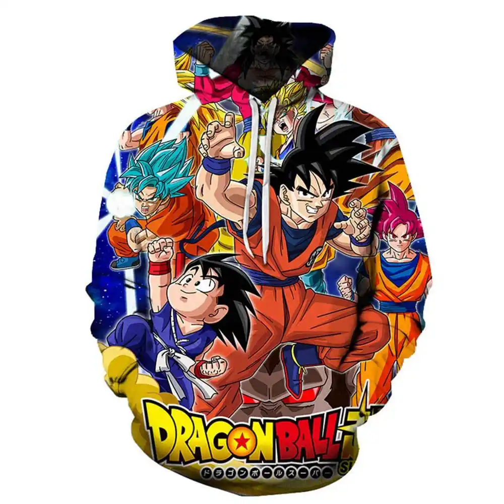 dragon ball z 3d hoodie
