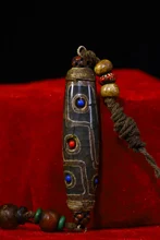 4"Tibet Temple Collection Old Natural agate Filigree mosaic Gem Burst old Dzi Bead Nine Eyes Pendant amulet Town House Exorcism
4"Tibet Temple Collection Old Natural agate Filigree mosaic Gem Burst old Dzi Bead Nine Eyes Pendant amulet Town House Exorcism
