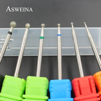 ASWEINA Hiagh Quality 6pcs/lot Spherical Diamond Nail Drill Bit Nail Art Clean Tools Electric Machine Accessories
ASWEINA Hiagh Quality 6pcs/lot Spherical Diamond Nail Drill Bit Nail Art Clean Tools Electric Machine Accessories