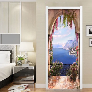 Romantic Garden Lake View Door Stickers Mural Living Room Door PVC Self-adhesive Waterproof 3D Wallpaper Home Door Decals Poster 
Romantic Garden Lake View Door Stickers Mural Living Room Door PVC Self-adhesive Waterproof 3D Wallpaper Home Door Decals Poster