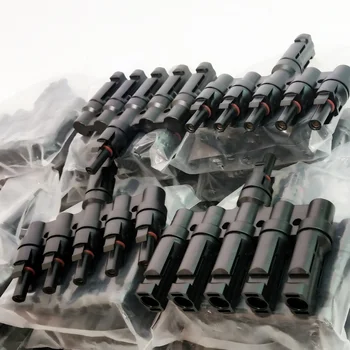 100 Pairs x 5T Connector male and female, 5 Branch Solar Panel Connector used for Solar module parallel connection IP67
100 Pairs x 5T Connector male and female, 5 Branch Solar Panel Connector used for Solar module parallel connection IP67