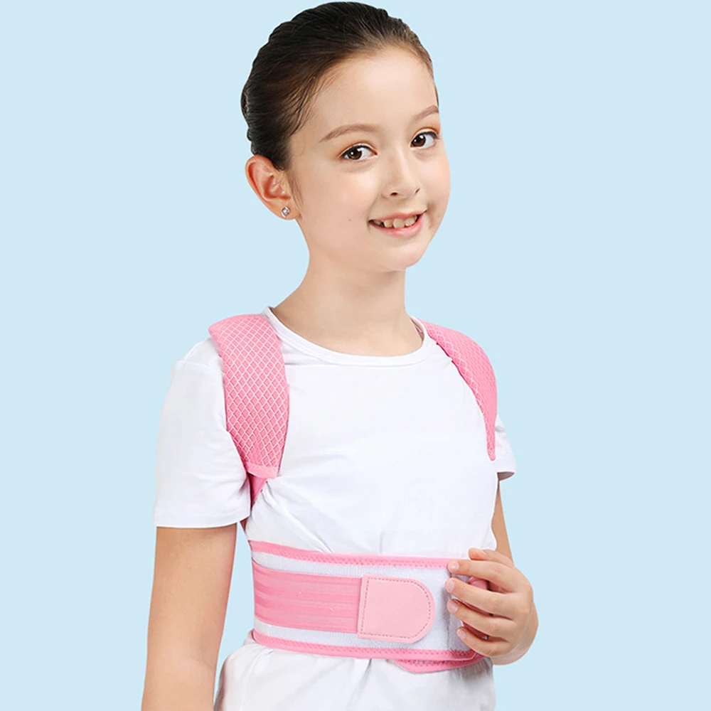 Generic Adjustable Children Posture Corrector Back Support Belt Kids