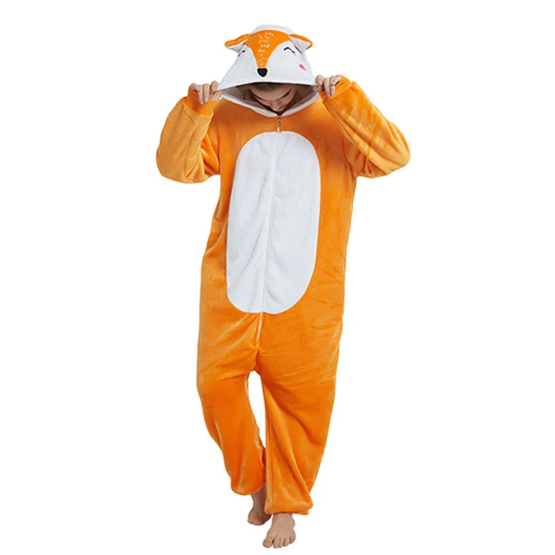 Kigurumi Fox Pajamas Set for Women Unicorn Flannel Cartoon Animal Adult Onesie Winter Unicornio Pyjamas Sleepwear Homewear
Kigurumi Fox Pajamas Set for Women Unicorn Flannel Cartoon Animal Adult Onesie Winter Unicornio Pyjamas Sleepwear Homewear