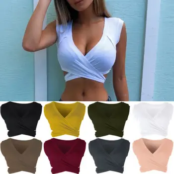 AU Women Casual Sleeveless Tank Tops Bandage Vest Crop Tops Short Top S-XXL Summer Beach Party Clothes
AU Women Casual Sleeveless Tank Tops Bandage Vest Crop Tops Short Top S-XXL Summer Beach Party Clothes