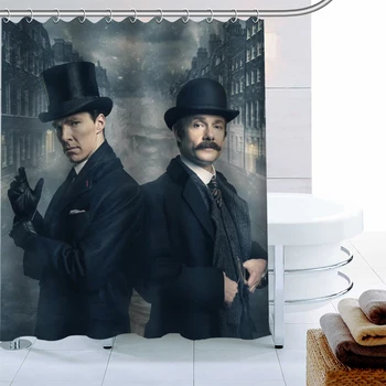 Modern Sherlock Shower Curtain Decor Waterproof Polyester Fabric Bath Curtain 180X180cm Eco-friendly Bathroom Curtain
Modern Sherlock Shower Curtain Decor Waterproof Polyester Fabric Bath Curtain 180X180cm Eco-friendly Bathroom Curtain