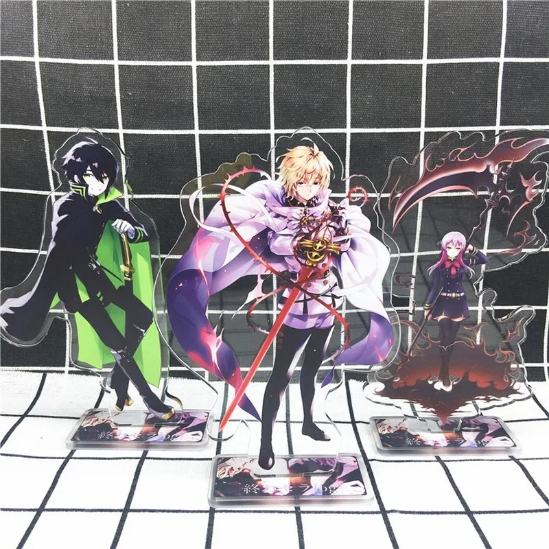 Seraph of The End Yuichiro Hyakuya брелок мультяшный аниме акриловое кольцо для ключей женская