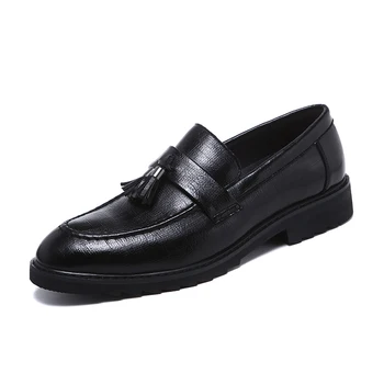 Casual Round Captoe Penny loafer with Tassels Formal Business Comfortable Men's Dress Shoes Slip on Loafers Size 6~10 
Casual Round Captoe Penny loafer with Tassels Formal Business Comfortable Men's Dress Shoes Slip on Loafers Size 6~10