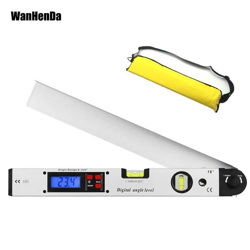 Protractors Digital Angle Finder Level 360 Degree Range Spirit Level Upright Inclinometer with Magnets Protractor Ruler
Protractors Digital Angle Finder Level 360 Degree Range Spirit Level Upright Inclinometer with Magnets Protractor Ruler