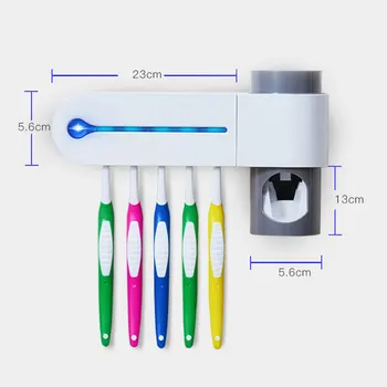 Antibacteria Uv Light Ultraviolet Toothbrush Holder Cleaner Toothbrush Automatic Toothpaste Dispenser Sterilizer Home Tool
Antibacteria Uv Light Ultraviolet Toothbrush Holder Cleaner Toothbrush Automatic Toothpaste Dispenser Sterilizer Home Tool