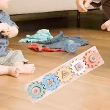 Rainbow Gear Building Block Rotation Motor Skill Matching Game for Kids 3 4 5 6 Children Boys Girls Birthday Gifts
Rainbow Gear Building Block Rotation Motor Skill Matching Game for Kids 3 4 5 6 Children Boys Girls Birthday Gifts
