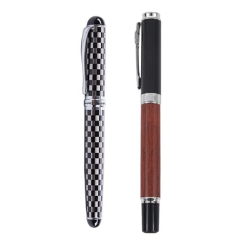 Jinhao X750 Chessboard Fountain Pen Medium Fine Nib Writing Sign & 8802 Woody Medium Nib Fountain Pen - Red+Black
Jinhao X750 Chessboard Fountain Pen Medium Fine Nib Writing Sign & 8802 Woody Medium Nib Fountain Pen - Red+Black