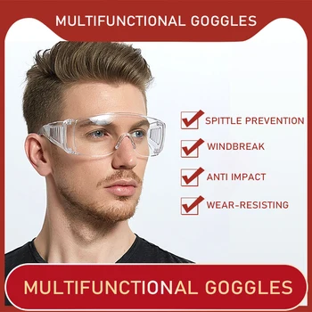 Workplace Safety Supplies Goggles Eyes Protection Clear Protective Glasses Prevention Flying Foam Wind And Dust
Workplace Safety Supplies Goggles Eyes Protection Clear Protective Glasses Prevention Flying Foam Wind And Dust