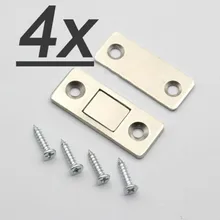 4Pcs Strong Magnetic Door Catch Latch Ultra Thin With Screw For Closet Cupboard Furniture Hardware
4Pcs Strong Magnetic Door Catch Latch Ultra Thin With Screw For Closet Cupboard Furniture Hardware