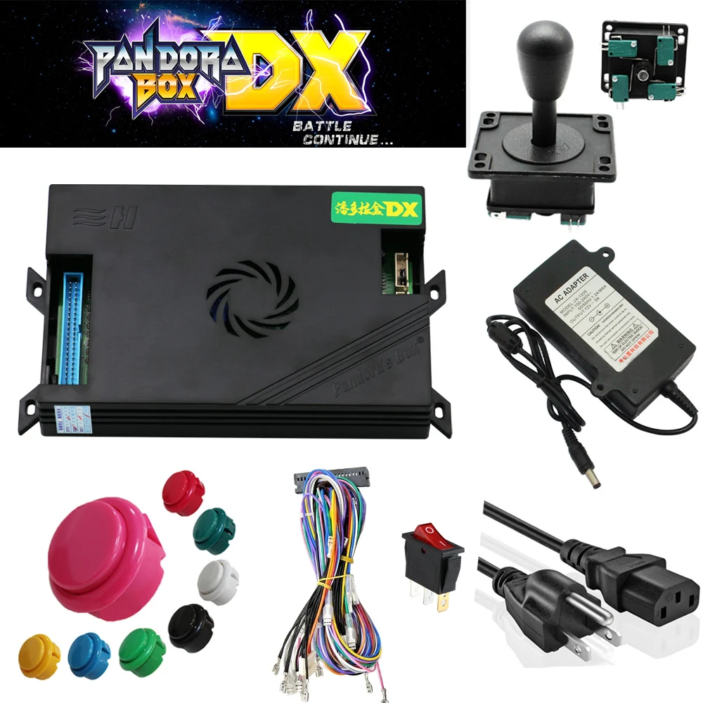 made in china Arcade kit With Joystick Pushbutton Micro switch button Pandora Box DX Game PCB to Build Up Arcade Machine
made in china Arcade kit With Joystick Pushbutton Micro switch button Pandora Box DX Game PCB to Build Up Arcade Machine