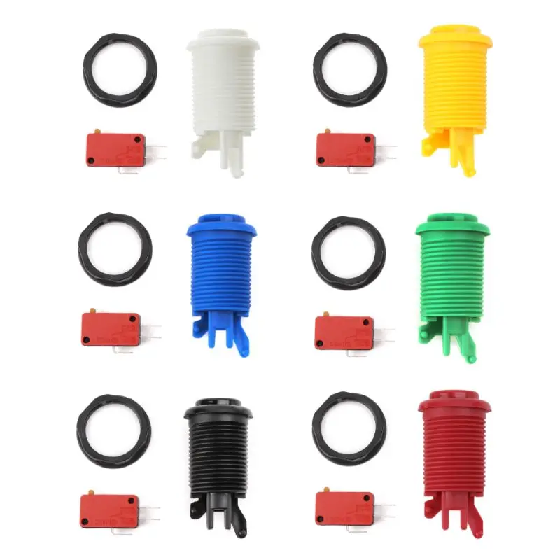28mm Round Arcade Push Button American Style Three Foot Micro Switch for MAME Jamma
28mm Round Arcade Push Button American Style Three Foot Micro Switch for MAME Jamma