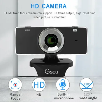 Hot New Rotatable USB 2.0 HD Camera Manual Focus Built-In Sound-Absorbing Microphone Webcam For Computer PC Laptop Desktop
Hot New Rotatable USB 2.0 HD Camera Manual Focus Built-In Sound-Absorbing Microphone Webcam For Computer PC Laptop Desktop