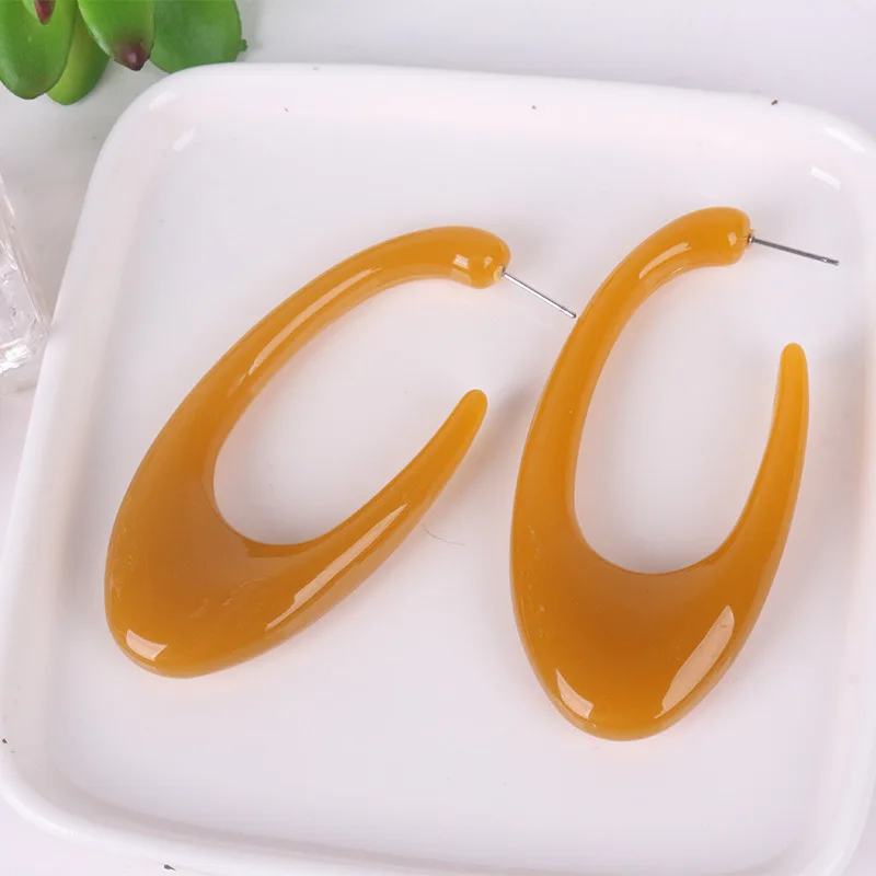 UJBOX Korean Acrylic Resin Earrings Multicolor Hollow Geometric Oval Drop Dangle Earrings Women Wedding Party Earrings
UJBOX Korean Acrylic Resin Earrings Multicolor Hollow Geometric Oval Drop Dangle Earrings Women Wedding Party Earrings