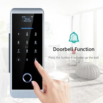 Smart Fingerprint Glass Door Lock Remote Control BT Card to Unlock Intelligent Device Anti Decode Touch Screen Home Security
Smart Fingerprint Glass Door Lock Remote Control BT Card to Unlock Intelligent Device Anti Decode Touch Screen Home Security