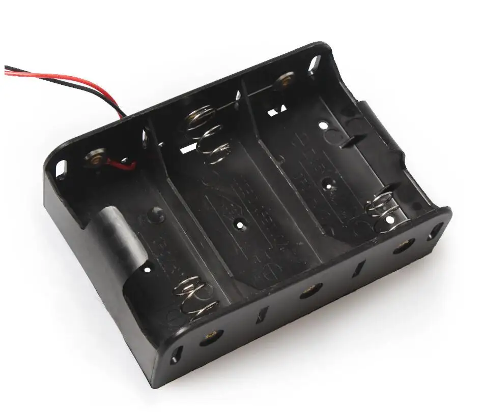MasterFire 10pcs/lot Black Plastic 3 Slots 4.5V Wire Leaded Battery Storage Case Box 3 X D Size Batteries Holder Case Cover
MasterFire 10pcs/lot Black Plastic 3 Slots 4.5V Wire Leaded Battery Storage Case Box 3 X D Size Batteries Holder Case Cover