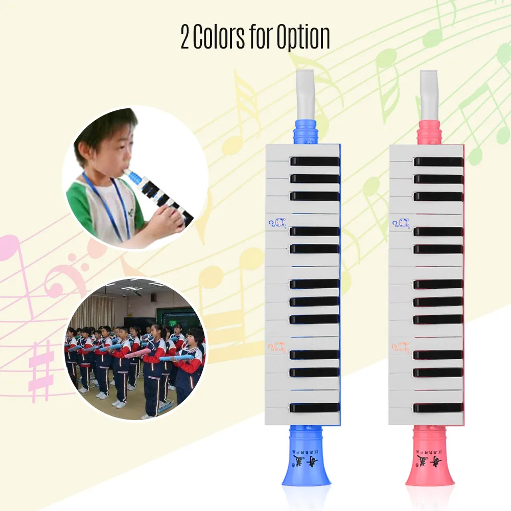 27 Keys Keyboard Harmonica Portable Melodica Musical Education Instruments for Beginners Students Pink
27 Keys Keyboard Harmonica Portable Melodica Musical Education Instruments for Beginners Students Pink