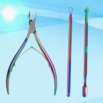 1 Set 3pcs Multi-functional Dead-skin Shear Nippers Cuticle Pusher Cleaner Trimmer Sharp Cuticle Remover Tool Cuticle Nippers St
1 Set 3pcs Multi-functional Dead-skin Shear Nippers Cuticle Pusher Cleaner Trimmer Sharp Cuticle Remover Tool Cuticle Nippers St