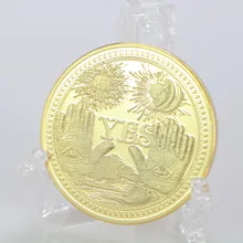 Three-dimensional Relief Yes Gold-plated Commemorative Coin Sun Moon Angel Skeleton No Decision is Better Than Good Evil Coins
Three-dimensional Relief Yes Gold-plated Commemorative Coin Sun Moon Angel Skeleton No Decision is Better Than Good Evil Coins