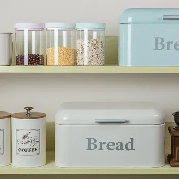Vintage Bread Box Cupboard Iron Snack Box Desktop Finishing Dust-proof Storage Box Storage Bin Keeper Food Kitchen Shelf WY32604
Vintage Bread Box Cupboard Iron Snack Box Desktop Finishing Dust-proof Storage Box Storage Bin Keeper Food Kitchen Shelf WY32604