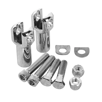 

Passenger Foot Peg Supports Mounts Clevis Kits Fits for 2000-2018